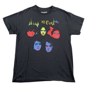 the Cure In Between Days T-Shirt Mens Large Black 100% Cotton Band Tee